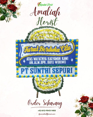 Papan Bunga Duka di Sidoagung