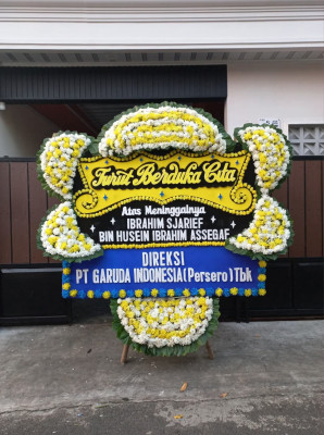 Papan Bunga Duka di Sidoagung