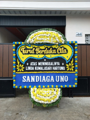 Papan Bunga Duka di Sidoagung